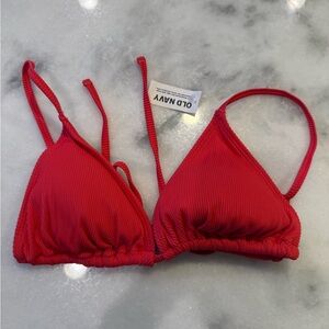 Old Navy Vibrant Pink Bikini Top